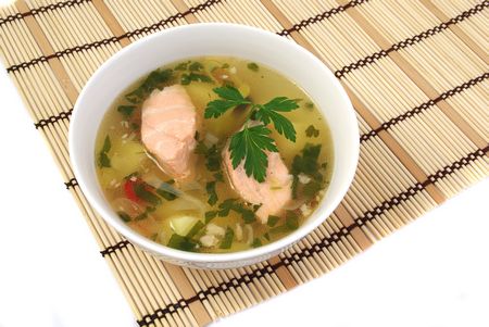 Легкий рыбный суп. Коллекция диетчицы